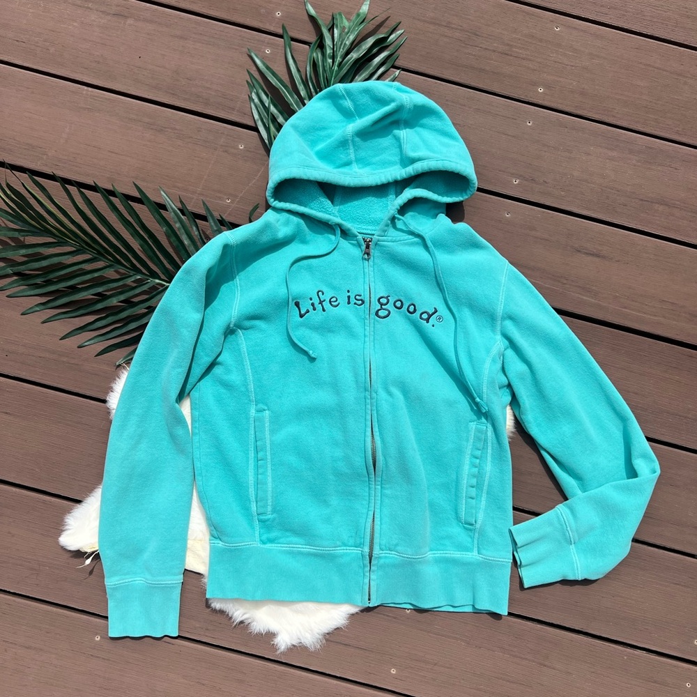 Life Is Good Zip Up